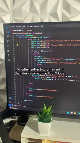 passion over comfort, every time  #programming #fyp #passion #coding #dream 
