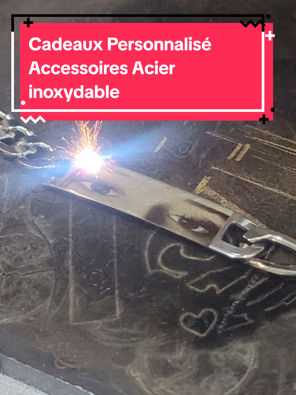 Cadeaux Personnalisé  Accessoires Acier inoxydable  #fyp #dzpower #bijoux #وهران #oran 