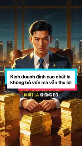 Kinh doanh đỉnh cao nhất là không bỏ vốn mà vẫn thu lợi. #baihoccuocsong #trietlycuocsong #sachhay 
