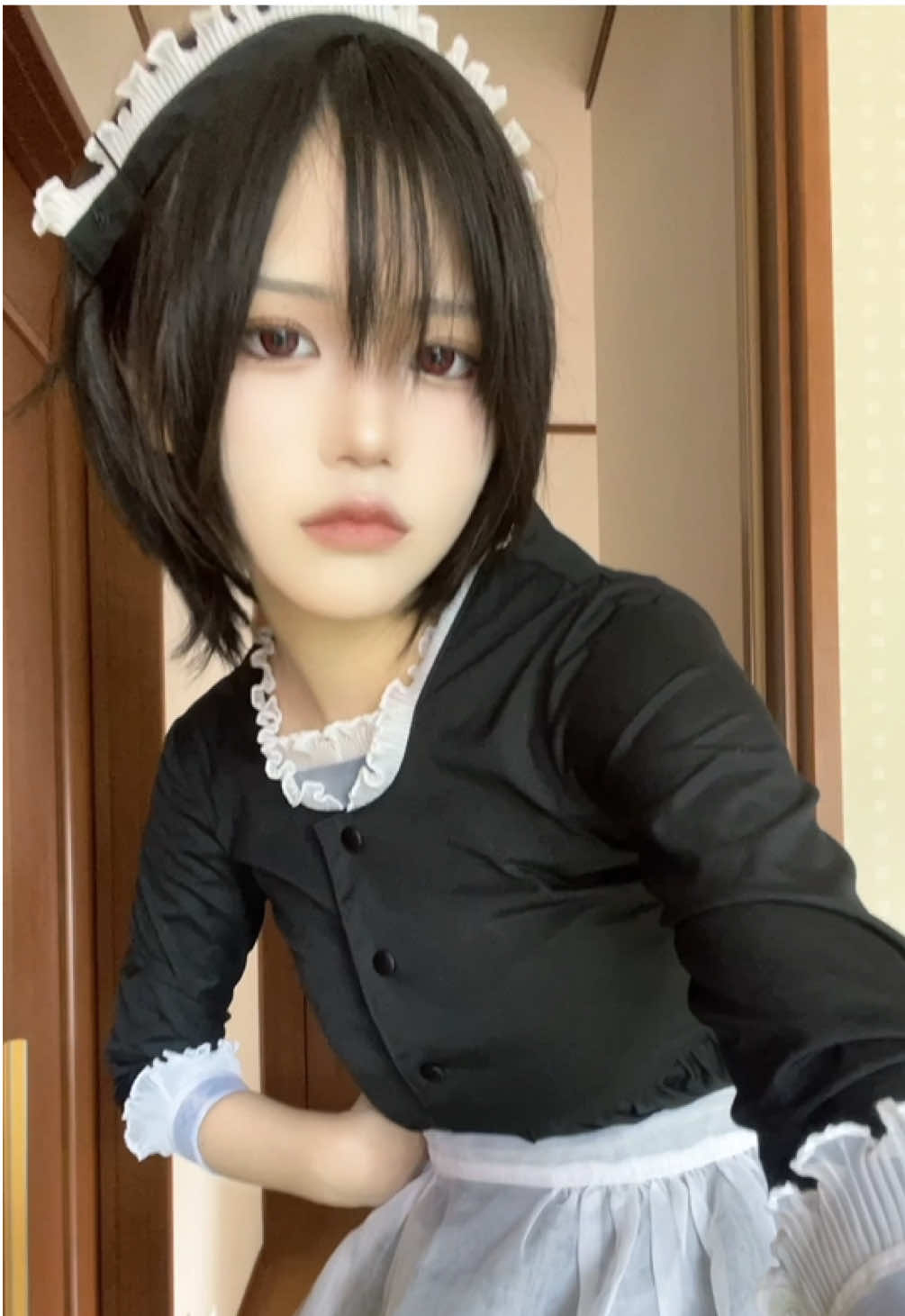 このメイド服、実は小六の時に着てたやつ#おすすめ #ダンス #モエチャッカファイア #エレンジョー ちゃん風 #ゼンゼロ