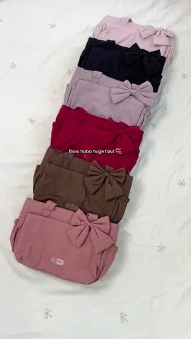 Bow hobo bag huge haul!❤️‍🔥 colorful color matching and more size!🥤Come and have a look！#bagsmart #packwithme #whatsinmybag #bow#hobo #hobobag #bagcollection #summervibe 