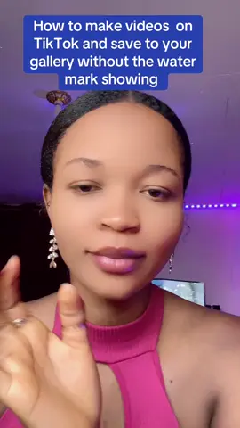 How to save your TikTok videos to your gallery without posting them #joycedaisy00 