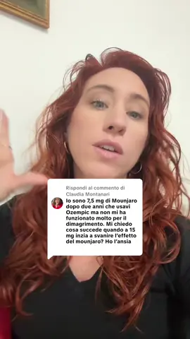 Risposta a @Claudia Montanari #medicina #salute #obesità #mounjaro 