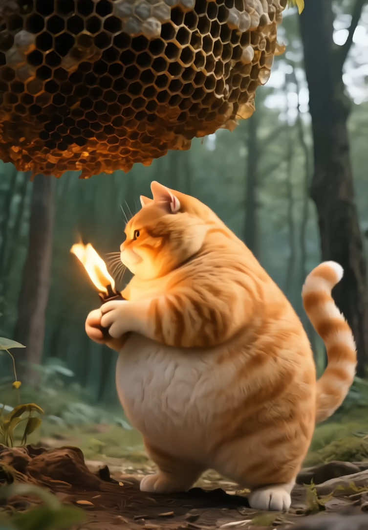 #cat #funnycat #orangecat #fyp #ai #cats #us #fatcatcheck 