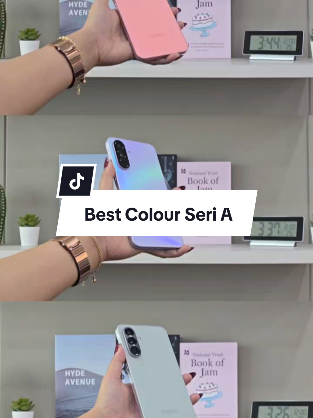 Aku kasih tau nih warna best seller di seri samsung galaxy A series se bagus ini!! #samsunggalaxy #samsunga26 #samsunga36 #samsunga56 #raniagadgetstyle 
