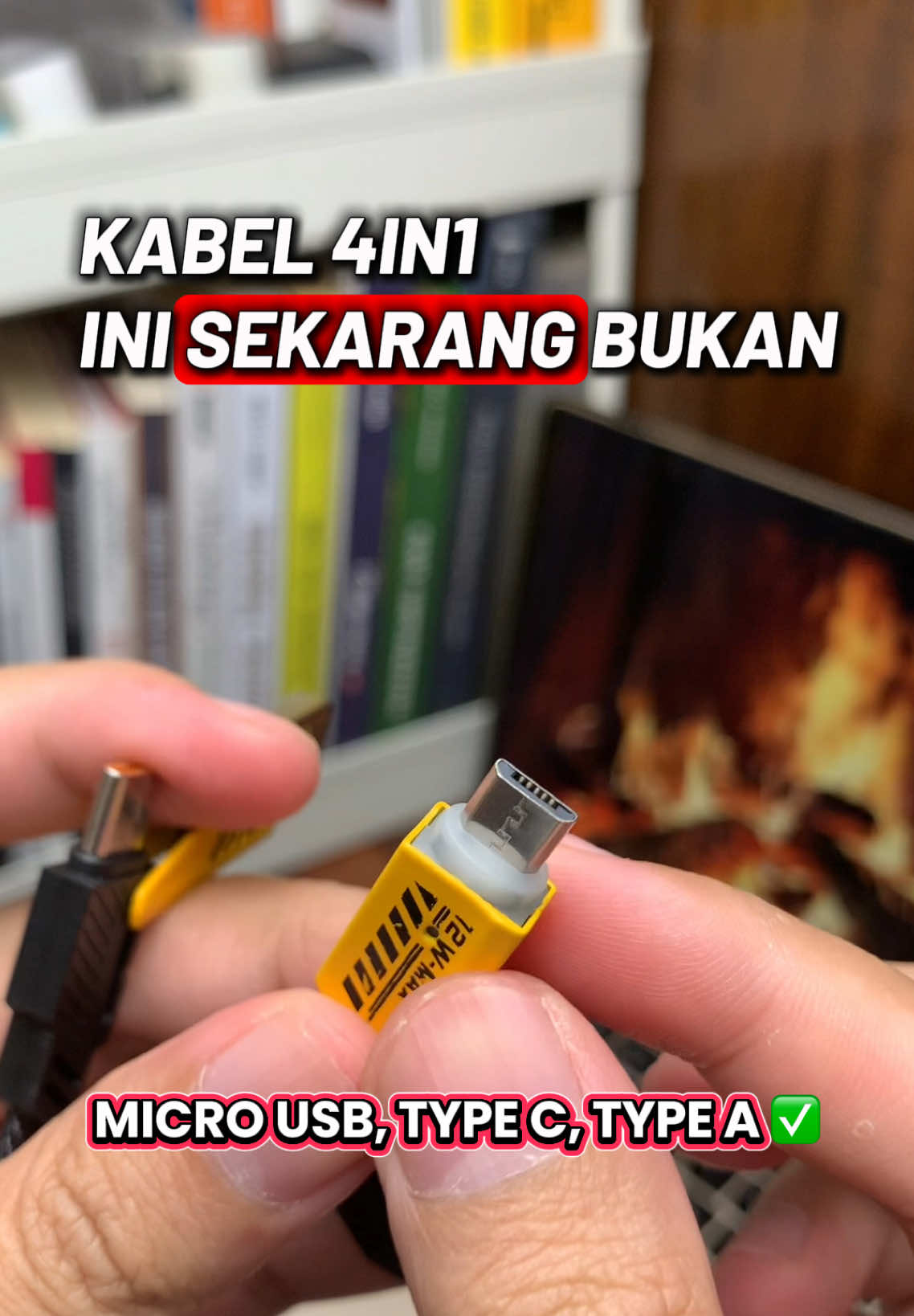 YESPLUS Kabel Data Multifungsi 4in1 fast charging 65W sudah ada yang micro USB #kabeldata #kabelcharger #kabeldatafastcharging #promoguncang1010 