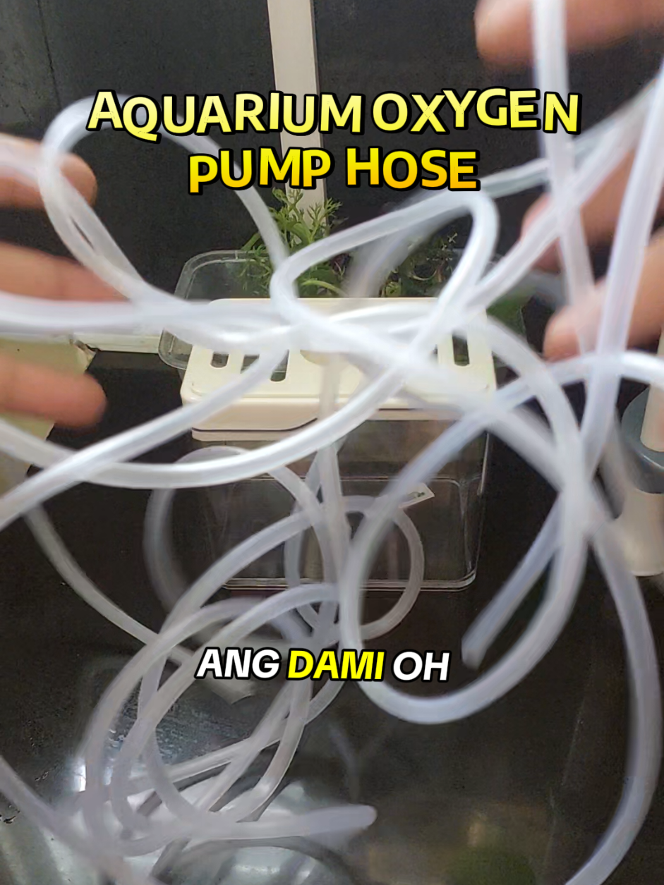 Napakamurang oxygen pump hose para sa ating mga aquariun.Nasa yellow basket ang link nito. #pumphose #hose #aquariumhose #aquariumoxygenpumphose 