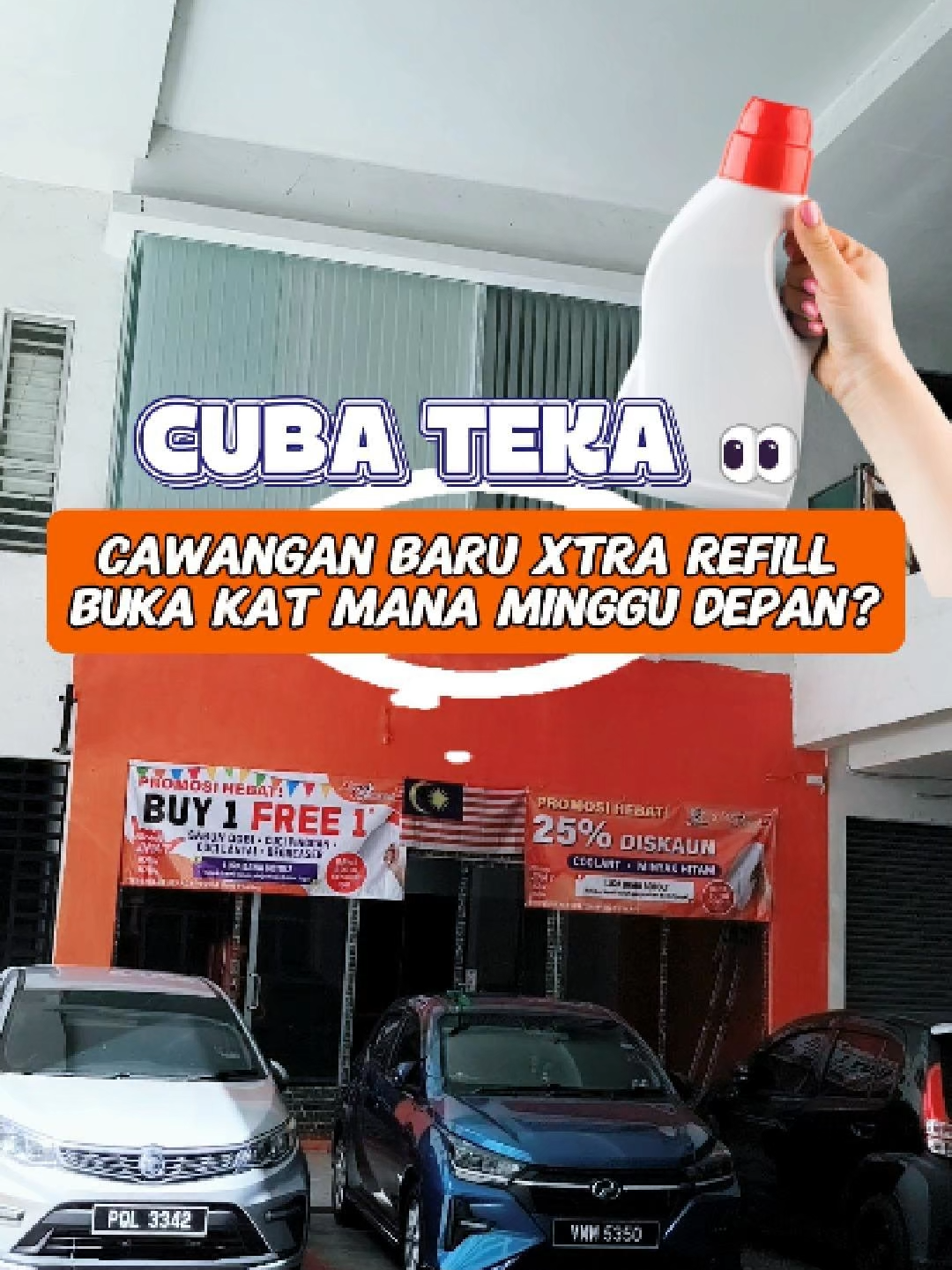 Siapa kenal tempat ni? 😏 Lokasi baru refill sabun kami bakal buka minggu depan! #xtrakawkaw6 #refill #sabundobi #sabunpinggan #newopening