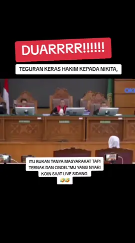 TEGURAN KERAS HAKIM KEPADA NIKITA MIRZANI #nikitamirzanimawardi_17 #sidangnikitamirzani #pnjaksel #kejaksaanri 