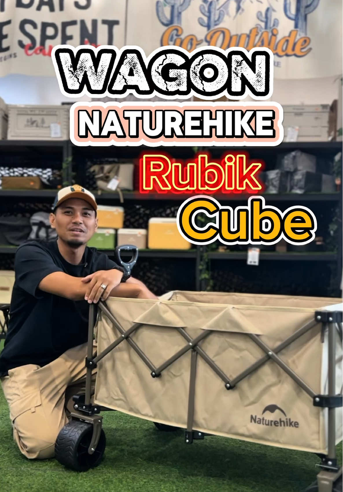 Wagon NATUREHIKE Rubik Cube  190Liter 🔥 Boleh cabut tayar 🔥 Boleh cabut kain 🔥 Boleh lipat payung 🔥 Boleh menampung berat beban 150KG 🔥 Boleh letak table top (boleh dapatkan secara berasingan) Jangan lupa dapatkan 🙌 #camping #naturehike #wagon #familycampingmalaysia #fyp  @bangbotak @jai_campguru @ninihashim @RIEF.JOURNEY @Mirul Kemping @Eizwan Shah The Camper @Eyqa 🌸 @Ayzul @AbuYY @Naturehike Outdoors Camping MY 