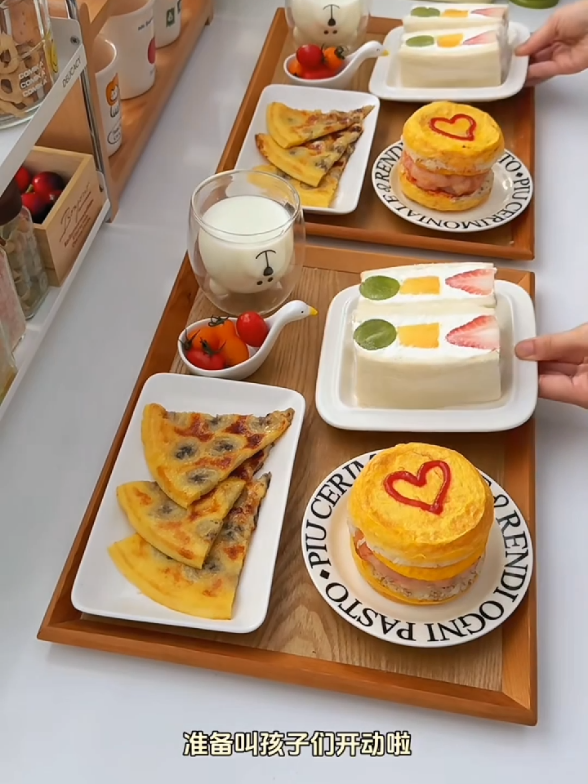 Make breakfast for my bestie 🥢🥡💞 #bentobox #lunch #shorts #satisfying #cooking 