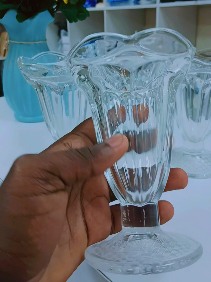 Na hii Jua, enjoy ice cream yako baridi with class. Get this 6pcs Set of ice cream glasses at 1,500/- only.  Available in all our shops countrywide #nairobitiktokers #fyppppppppppppppppppppppp #fyp #kamukunjiwholesaleprices #icecream 