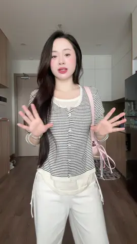 Áo len mix này xinh xỉu