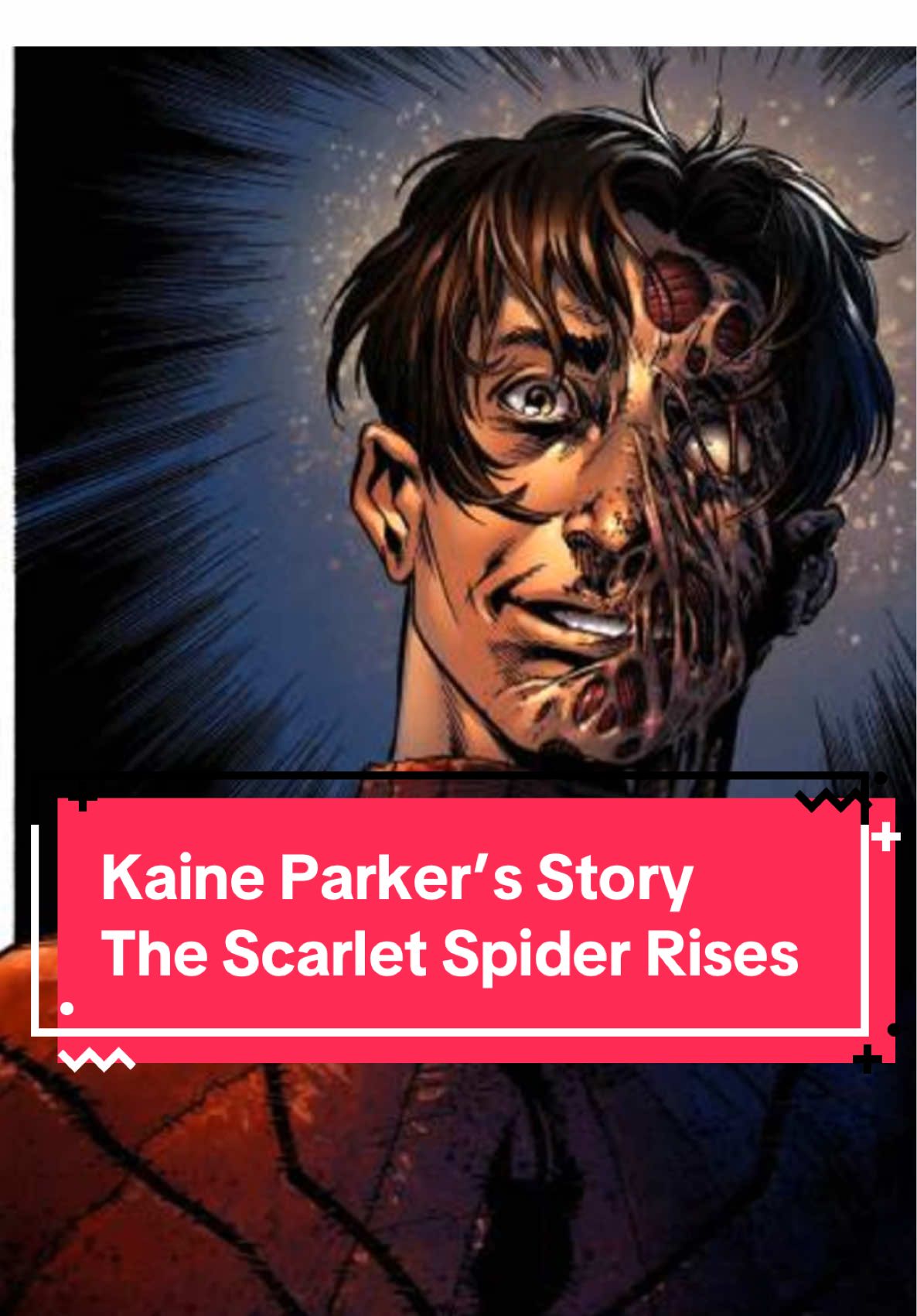 Kaine Parker: the darker, deadlier clone of Spider-Man. 🕷️ When loyalty, rage, and redemption collide — what makes him tick? Drop a ❤️ if you stan Kaine or a 🖤 if you fear him! #KaineParker #SpiderMan #CloneSaga #MarvelComics #AntiHero    