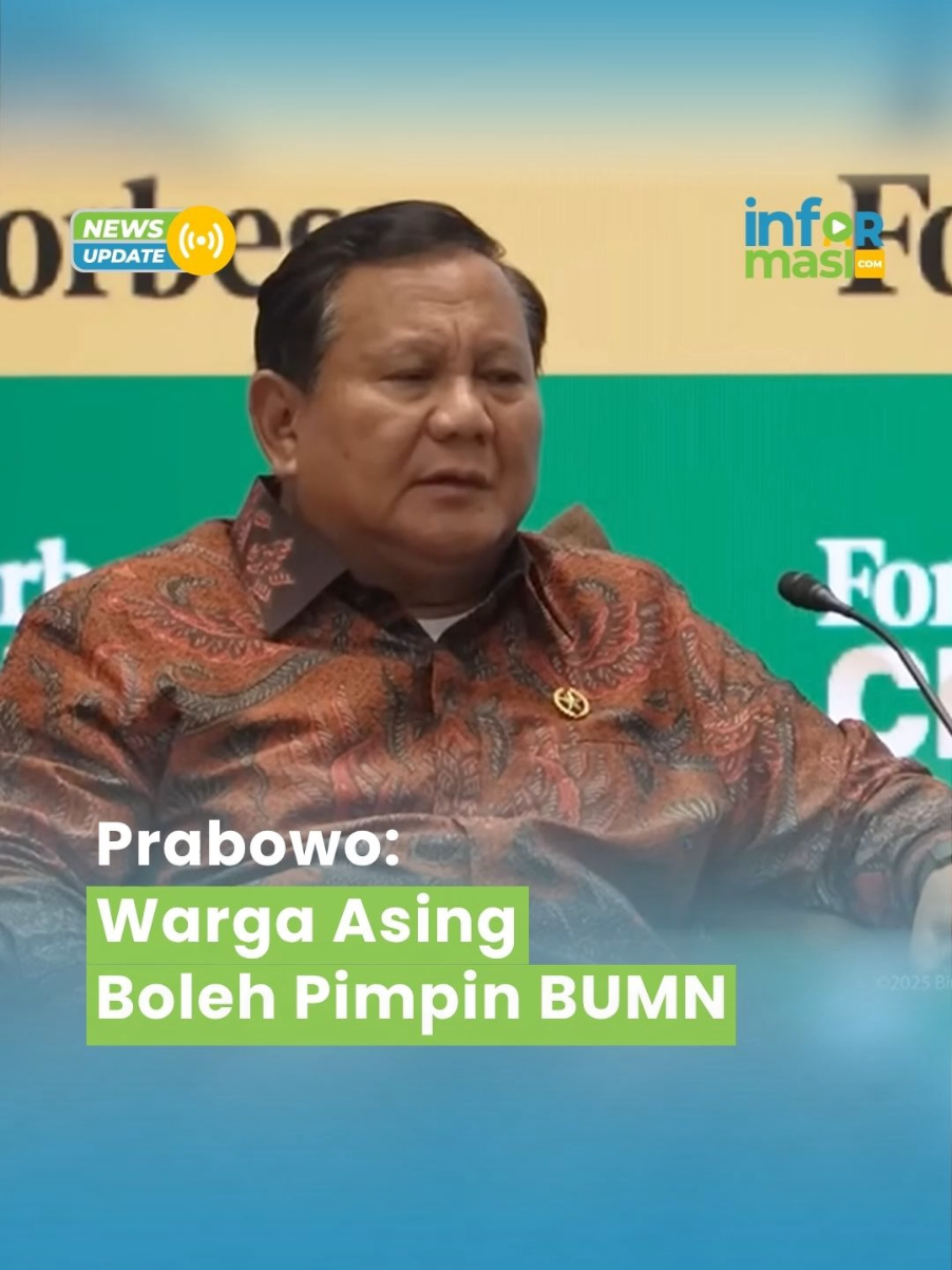 Presiden Prabowo Subianto telah memerintahkan Danantara untuk melakukan rasionalisasi BUMN. Salam arahan itu, Prabowo meminta Danantara mengurangi jumlah BUMN dari sekitar 1.000 menjadi sekitar 200 BUMN. Presiden juga meminta agar Danantara menjalankan BUMN dengan standar bisnis internasional. Danantara juga diminta Prabowo untuk merekrut talenta terbaik dari dalam negeri, bahkan kalau bisa dari luar negeri. Presiden mengaku telah mengubah aturan untuk membuka peluang agar warga asing bisa memimpin BUMN. #prabowo #danantara #bumn #IndonesiaEmas2045 #bonusdemografi 