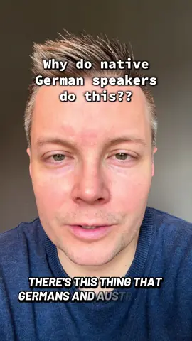 Why do native German speakers do this?? #german #deutsch #learngerman 