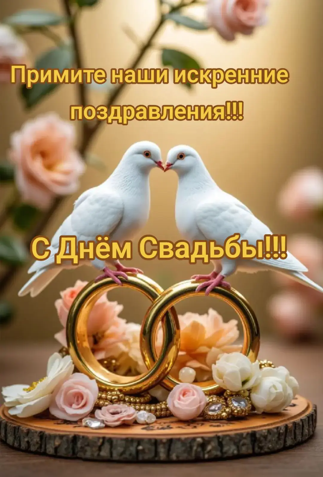 С днем свадьбы 🌈#поздравляем#fyp#молодожены 