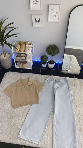 Oneset Kampus 2in1 ( Crop Rajut + Loose Pants ) Ootd Wanita Remaja Ala Selebgram Masakini - BE3 #setelanwanita #onesetmurah #setelankekinian 