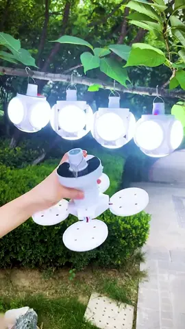 Bóng đèn tích điện năng lượng mặt trời, chống nước, có móc treo tiện lợi #dentichdien #dennangluongmattroi #xuhuong #dodungtienich 