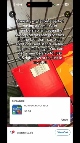 If you don’t have a Sam’s Club overshot now is the time to get one! Check out the link in my B!0 to score!! #samsclub #samsclubscanandgo #samsclubfinds #moneysavingtips #budgetingtips 