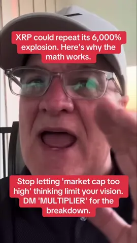That 2017 6,000% XRP rally wasn't magic - it was market structure. Current market cap multipliers show similar potential today. #XRP #MarketCap #CryptoGrowth #TradingStrategy #PricePrediction 