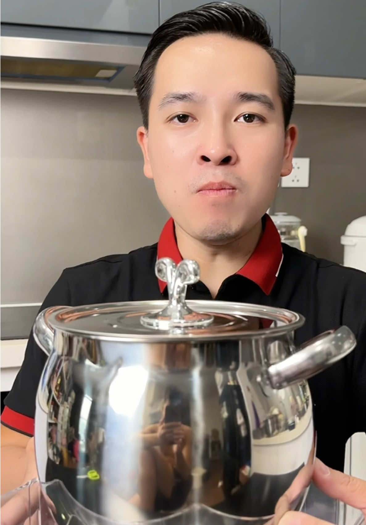 Âu Tròn Inox 304 Không Gỉ Có Nắp Đạy Kín 