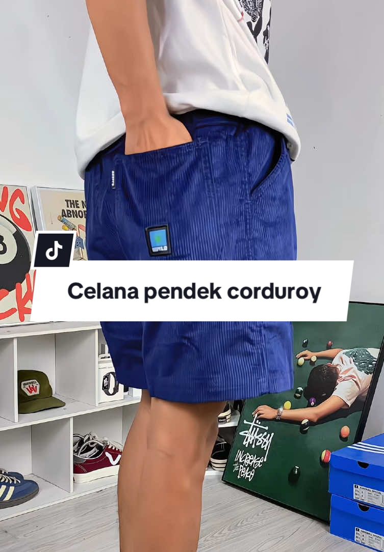 Celana pendek corduroy kece nih‼️ buruan gercepppp🔥 #celanapendek #shortpants #celanapendekcorduroy #rekomendasioutfit #fyp 