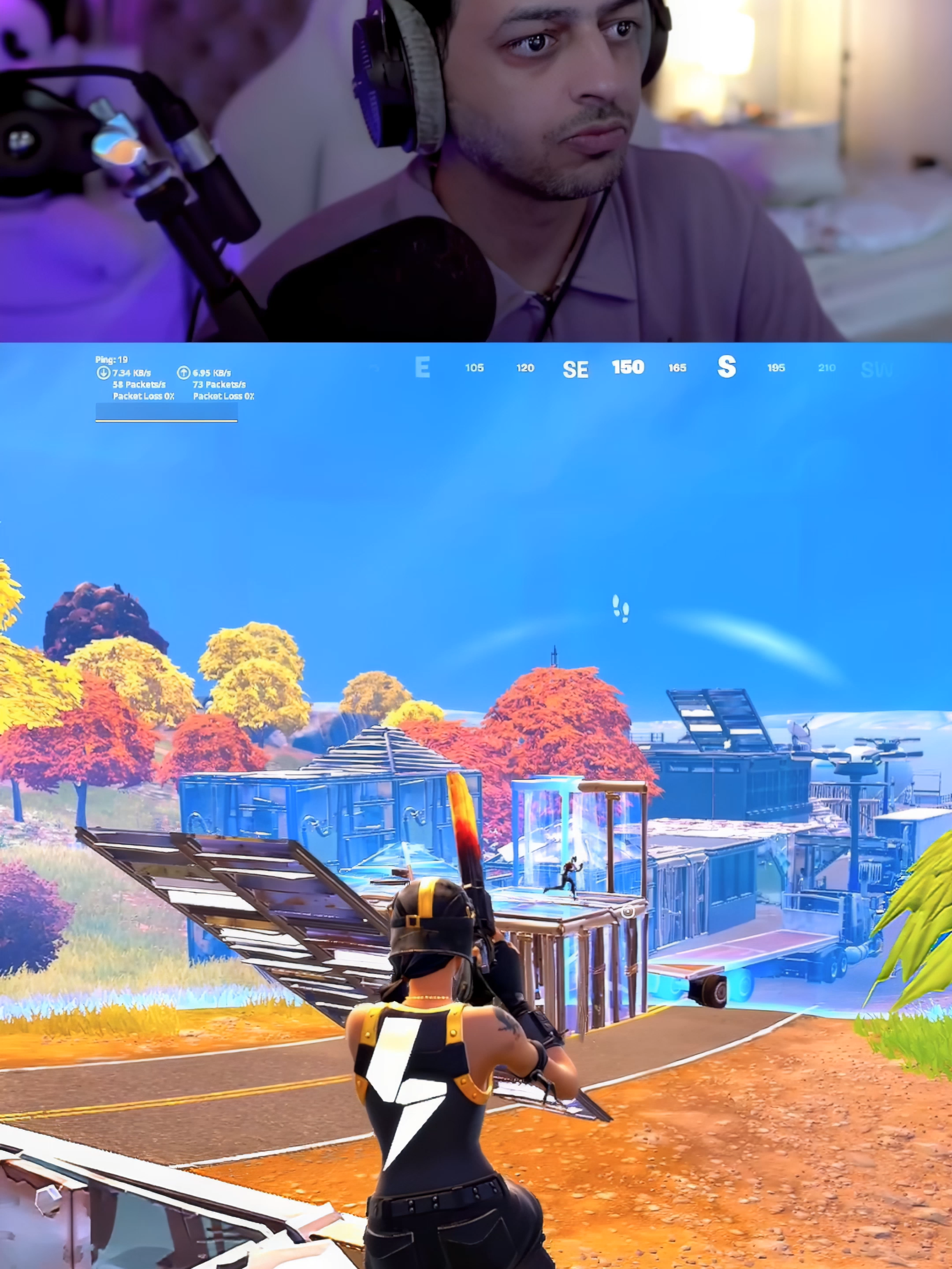 شو تتوقع بفوز ولا لا..؟😲😲😲 #GamingOnTikTok #fortnite #seasonbattle #comiccon #فورتنايت #VP7