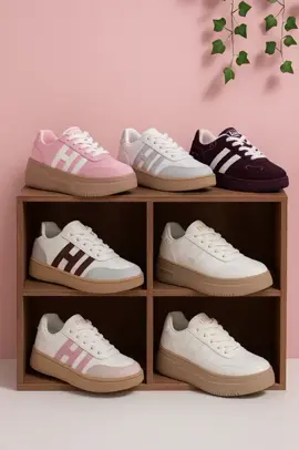 Rekomendasi sneakers cewek buat ngampus💕🛒#sneakers #sepatuwanita #koreanstyle #outfitideas #sepatumurah 