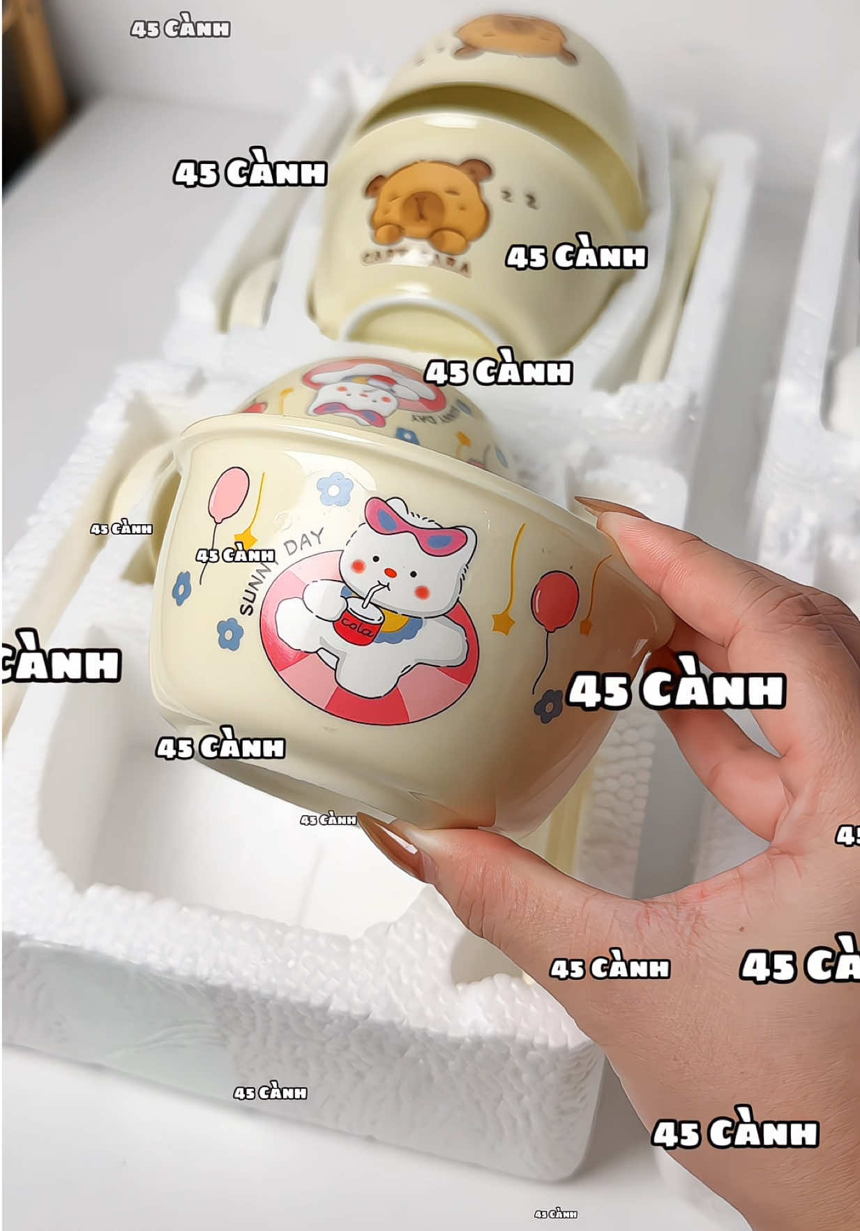Combo 2 Bát Sứ 2 Thìa Sứ #combo2batkemthia #combohaibatsu #batsuancom #set2bat2thiabangsu #byntchuyengiadung 