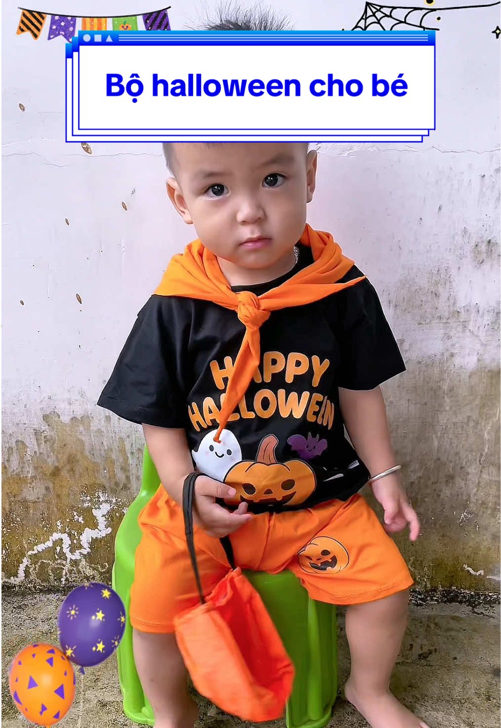 Rin nhà e mang bộ này lên cưng quá . Các chị săn cho con đi đang có giá tốt nha 🥰🥰#merinhe #halloween #dohalloweenchobe #thoitrangchobe #xuhuong 