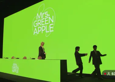 最後かわいかった🍏❤️💙💛 #mrsgreenapple #大森元貴 #若井滉斗 #藤澤涼架 