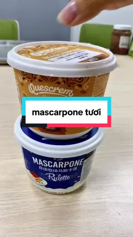 em bé mới dành cho các bếp muốn sử dụng mascarpone tươi làm bánh 😍❤️ #bakenabi #nguyenlieulambanh #mascarpone #phomai 