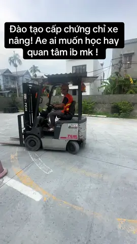Đào tạo cấp chứng chỉ xe nâng! 