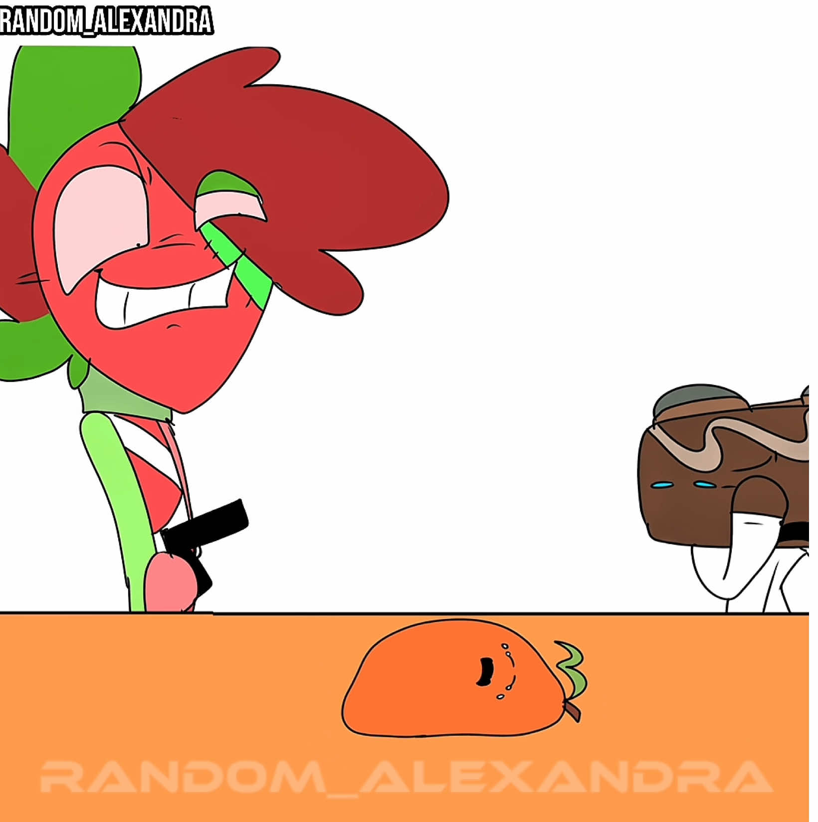 Sprout & cosmo cooking Groudy 😰 #dandysworld #alightmotion #trend #halloween #funny 