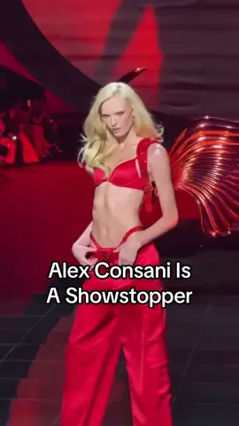#AlexConsani tears up the runway at the 2025 #VictoriasSecretFashionShow.