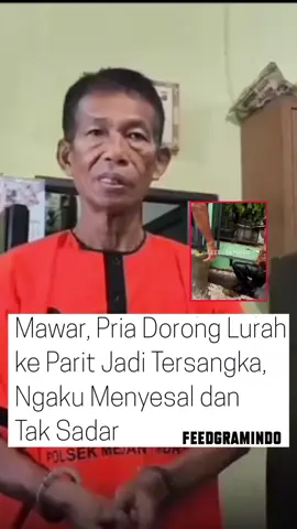 Polisi mengamankan Mawardi, pria yang mendorong lurah hingga masuk parit saat menertibkan polisi tidur Jalan Madukoro, Kecamatan Medan Timur, Kota Medan Pelaku Mawardi ditangkap polisi di kediamannya beberapa saat setelah mendorong Lurah Perintis hingga masuk parit, usai tidak terima pihak kelurahan membongkar polisi tidur Padahal penertiban polisi tidur dilakukan berdasarkan permintaan kebanyakan warga yang kerap mengalami bocor ban saat melintasi polisi tidur karena banyaknya paku yang tertancap Kapolsek Medan Timur, Komisaris Polisi Agus Butar-Butar bilang polisi tidur yang dicopot merupakan polisi tidur yang diduga dipasang pelaku dan tidak memiliki izin.(*