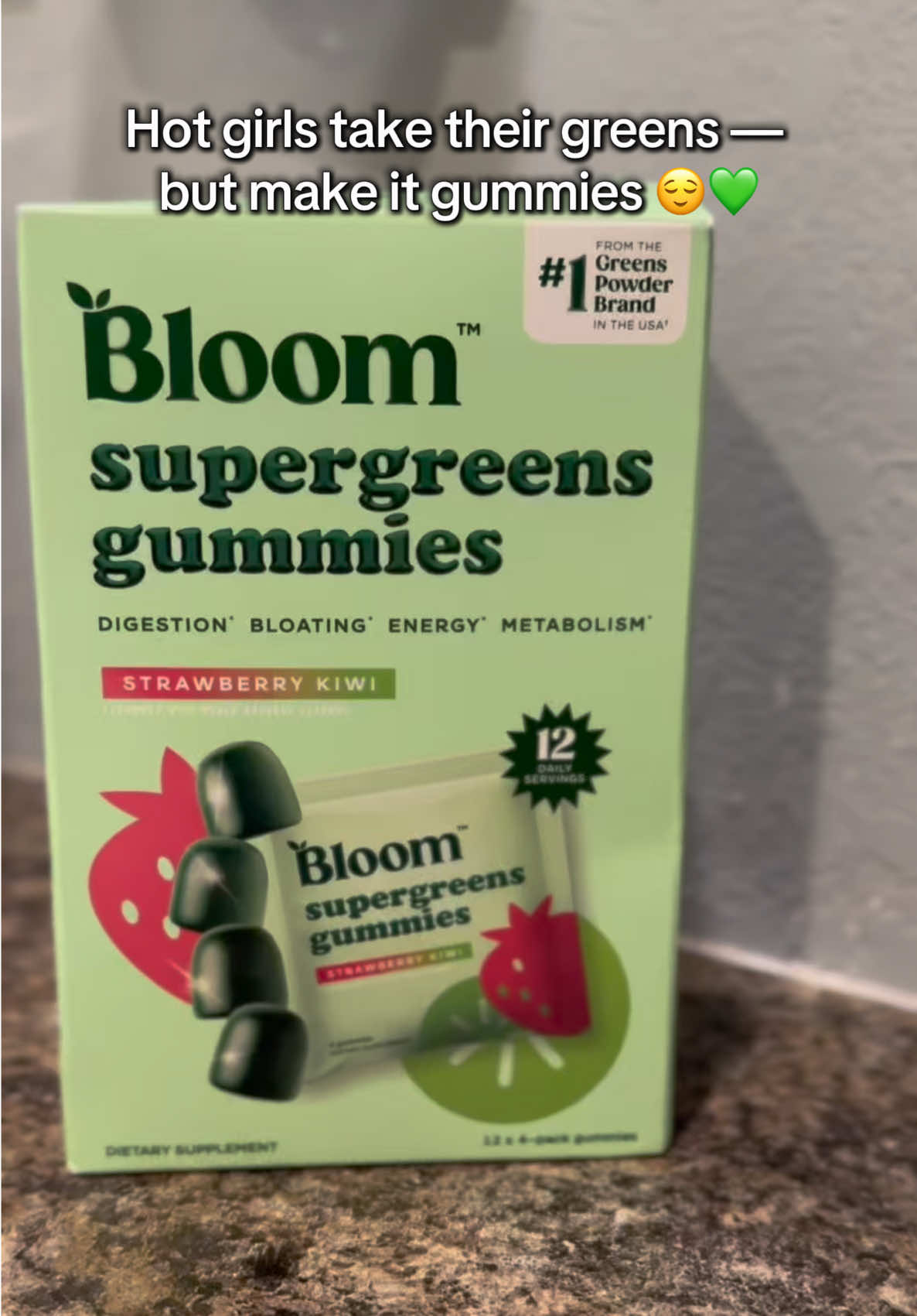 I’ve tried every greens powder out there… but these Bloom Supergreens Gummies are actually so good 👏 No blender. No mess. Just clear skin, less bloat, and way more energy 😌 This is your sign to finally enjoy your greens 💚@Bloom Nutrition #BloomGreens #TikTokMadeMeBuyIt #WellnessTok #BloomNutritionNewArrivals #NewArrivals