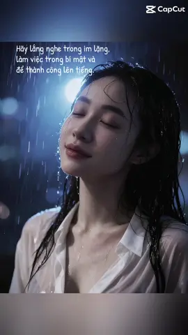 Hãy lắng nghe trong im lặng, làm việc trong bí mật và để thành công lên tiếng.#H🖤 