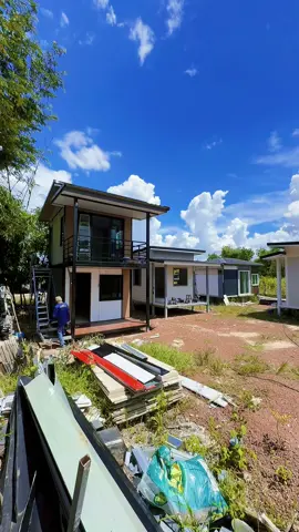 เมื่อใกล้จะเสร็จสักทีนะ❤️🥰#ตกแต่งบ้าน #แบบบ้านสวยๆ #บ้านน็อคดาวน์ 