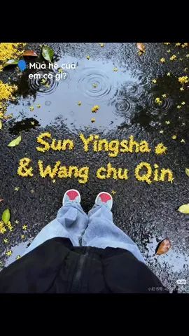 Mùa hè của em là ngày nào cũng thức đến 12h 1h sáng 🤗#wangchuqin🦁 #sunyingsha🦈#shatou #5114🦁🦈 