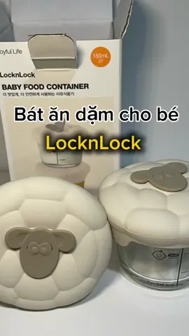Bát ăn dặm chia vạch thuỷ tinh của LocknLock. #locknlock #batandam #andam #ilovetiktok 