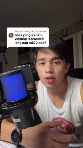 Replying to @Jhon_C4rti comparing a rx580 2048sp to a rx570 #Tech #techtok 