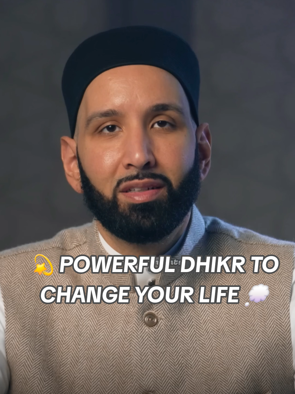 💫 POWERFUL DHIKR TO CHANGE YOUR LIFE 💭 | Omar Suleiman This dhikr isn’t just words — it’s a key to peace, strength, and closeness to Allah 🤲✨ Listen with your heart, and remember Allah constantly.  #Dhikr #islamic_video  #OmarSuleiman #IslamicReminder   #muslimtiktok 