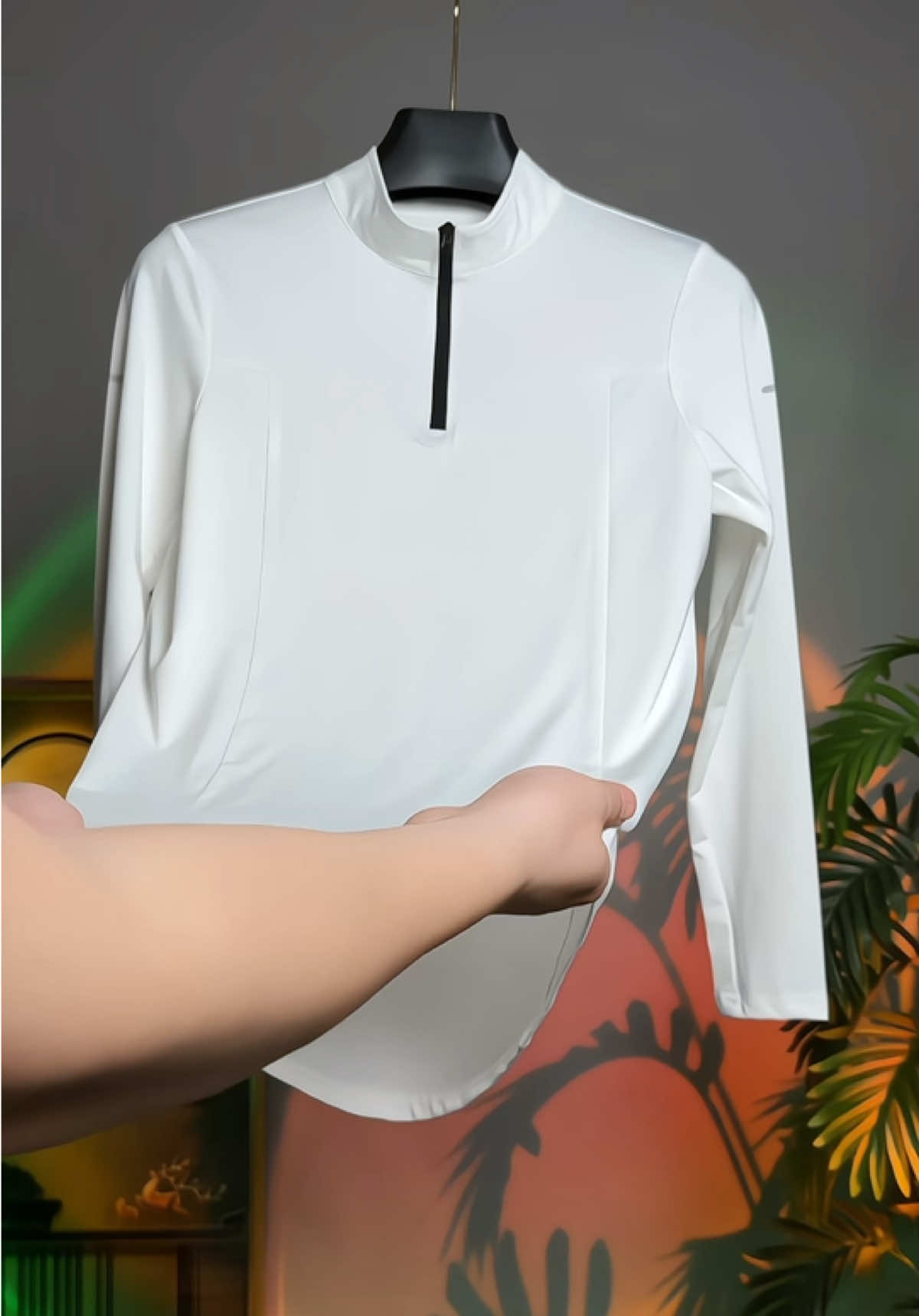 Áo Thun Dài Tay Nam Cổ Trụ 1/4 Zip BAZIK Relax Fit co giãn 4 chiều #aothun #aothundaitay #aothunnam #thoitrangnam #xuhuong 