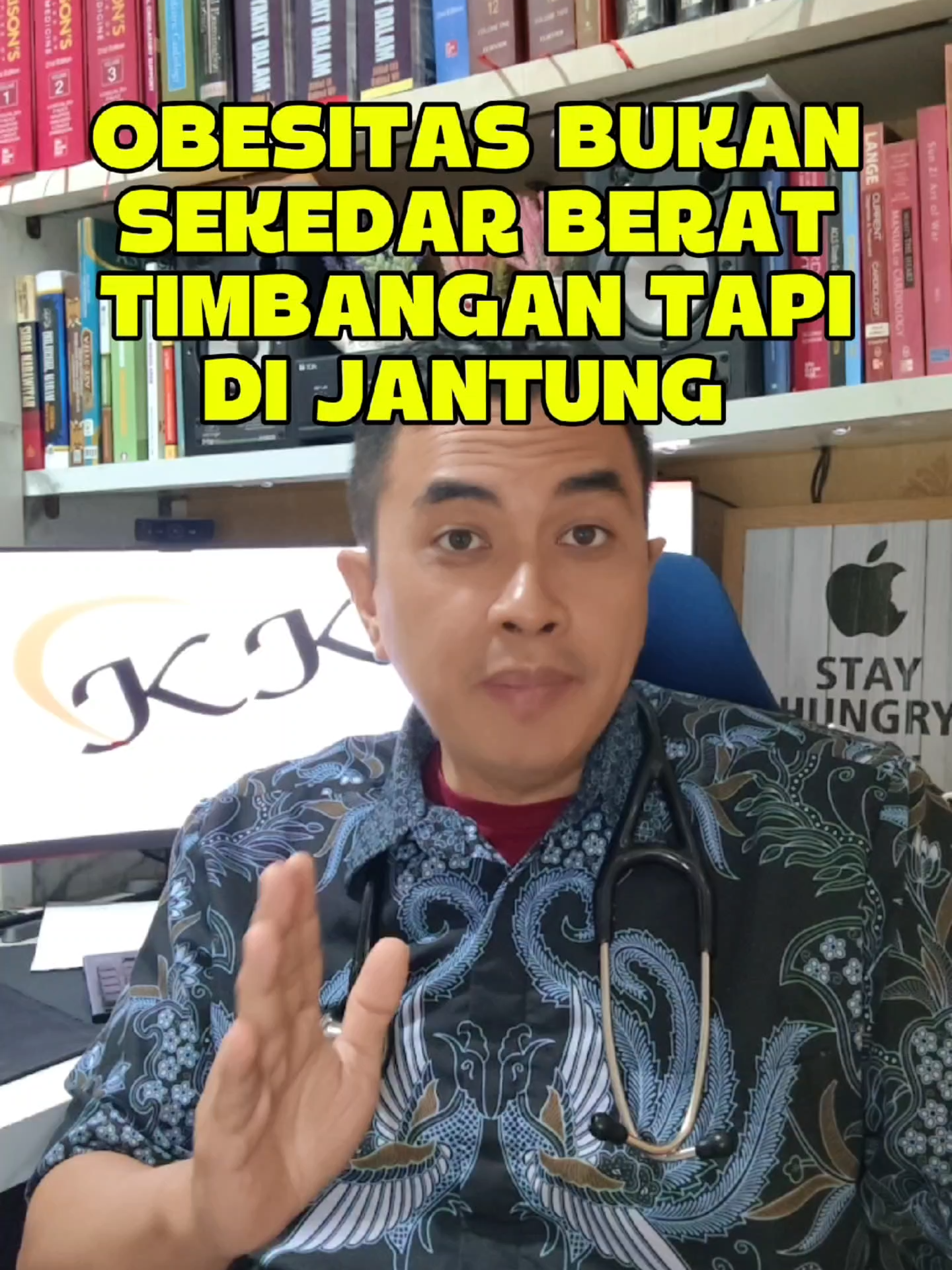 Obesitas Bukan Sekadar Berat Timbangan tapi di Jantung #drerta #KesehatanJantung #FaktaKesehatan #Edukasikesehatan