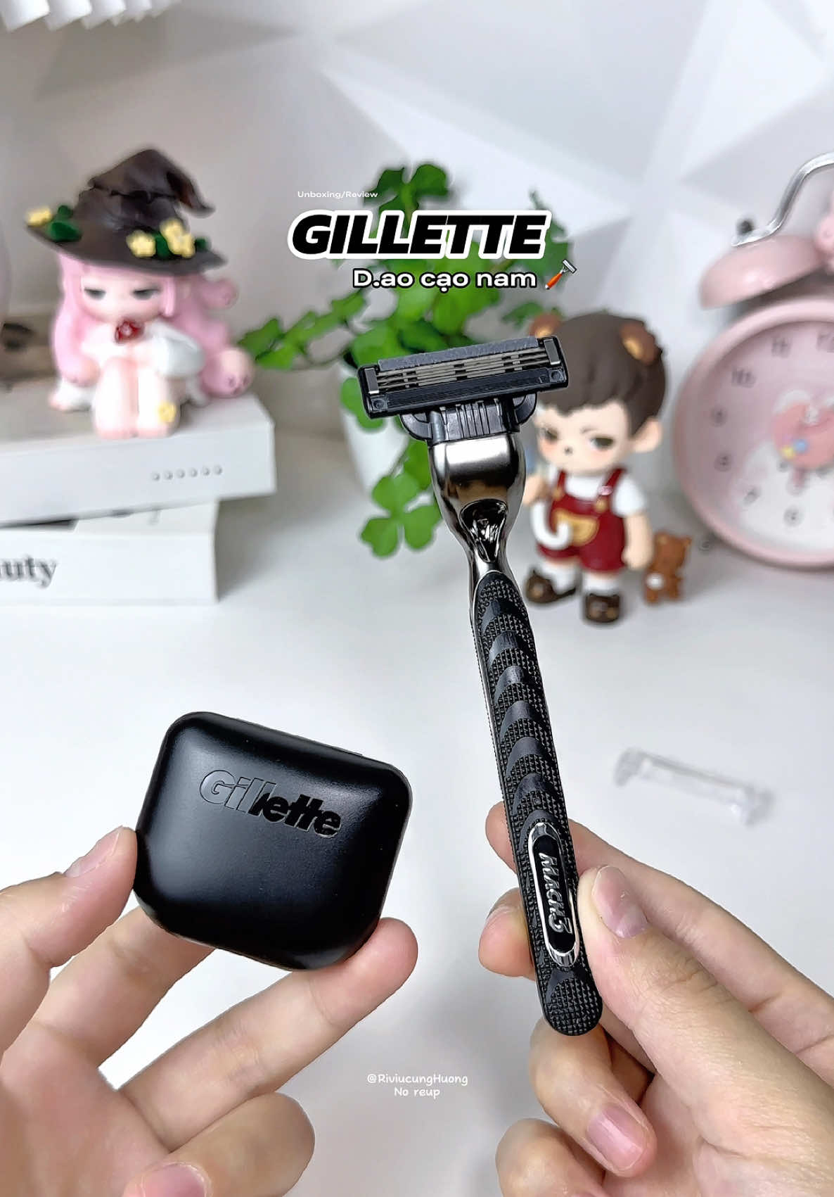 D.ao cạo GILLETTE  Mach3 🪒 #riviucunghuong #daocaorau #gillette #gillettemach3 #review 