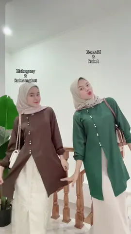 Kondangan sama bestie simple tapi menawan #tunik #tunikkondangan #janggan 