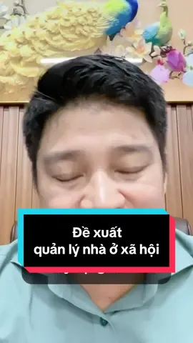Đề xuất quản lý nhà ở xã hội. #DoctorHousing #metub