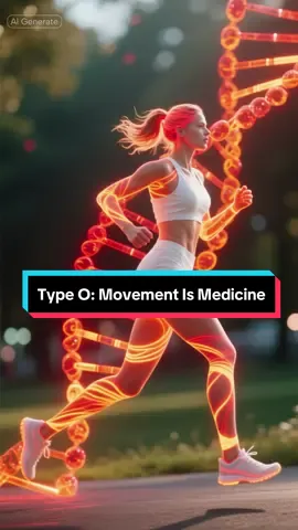 Your blood type might be begging you to move — here’s why Type O bodies need activity daily 🏃‍♀️💥 #Blood #bloodtype #bloodtypeo #typeo #bloodhealth